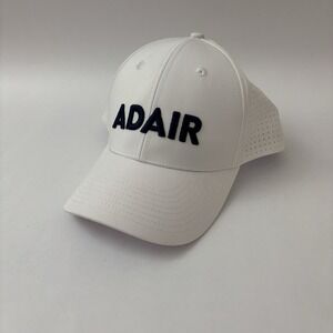 Adair Active Golf SnapBack Hat White New Without Tags